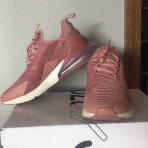 Pink and Rose Gold Air Max 270